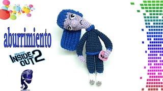 🥱 ABURRIMIENTO INTENSAMENTE AMIGURUMI  TUTORIAL PASO A PASO  SEGUNDA PARTE 🥱 [upl. by Clardy]