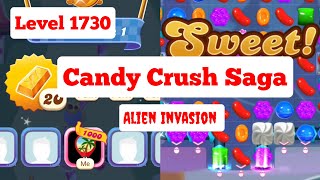 Candy Crush Saga Level 1730  Hard Level [upl. by Helli929]