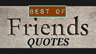 BEST OF FRIENDS FRIENDSHIPS QUOTES Top 35 [upl. by Kevon501]