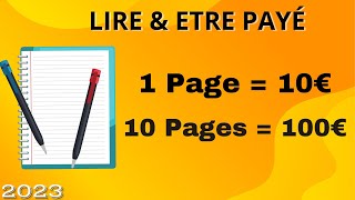 Gagner de largent en lisant  1 Page  10€  Argent PayPal [upl. by Ynaiffit]