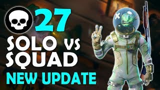 27 KILL  NEW UPDATE SOLO VS SQUAD  DAEQUAN NEW PERSONAL RECORD  Fortnite Battle Royale [upl. by Aimahs102]