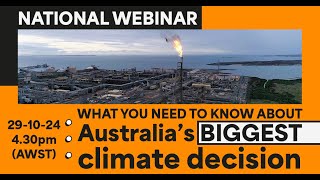 Australias Biggest Climate Decision Webinar [upl. by Vida]