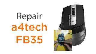 A4tech FB35 Wireless Mouse Opening for Repair [upl. by Guthrey]