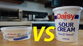 Creme Fraiche vs Sour Cream  Which To Use amp Why [upl. by Ojeitak411]