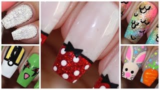 IDEIAS UNHAS DECORADAS 16  PASSO A PASSO  TRUQUES FACEIS DE FAZER  TENDENCIAS TUTORIAL UNHAS [upl. by Allyn]