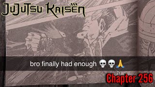 ITADORI FINALLY HAS HAD ENOUGH🙏 │JJK Chapter 256 Review [upl. by Ragse323]