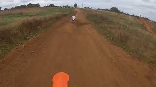 KTM XCF 250 First Ride Weedon MX Raw Go Pro Lap [upl. by Tilagram]