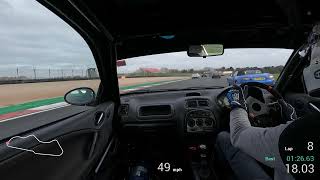 Donington Park Track Day  Session 1  Feb 2023 [upl. by Nolyaw]