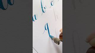 Easy Hand Lettering Tutorial ✍️ shorts lettering nhuandaocalligraphy [upl. by Yeknarf]