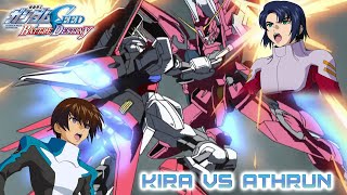 Kira Strike Vs Athun Aegis Gundam Seed Battle Destiny [upl. by Oeflein]