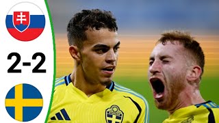 Slovakia vs Sweden 22 All Goals and Extended Highlights [upl. by Wallach204]