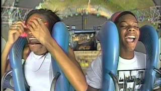 Kid passes out 1 second after take off on Sling Shot Ride [upl. by Tal]