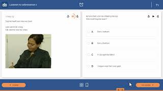 Luisteren examen A2 nieuw systeem 3 vragen [upl. by Doraj]