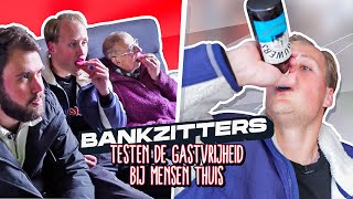 BANKZITTERS TESTEN DE GASTVRIJHEID BIJ MENSEN THUIS [upl. by Juditha]