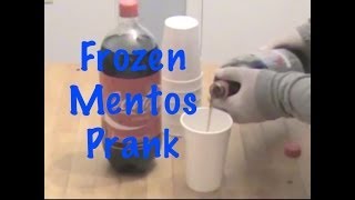 The Frozen Mentos Prank  Nextraker [upl. by Neffets]