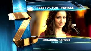 LUX COZI ZEE CINE AWARDS WITH SRK  NOMINATION BEST ACTOR FEMALE [upl. by Aufa]