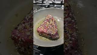 Pan Seared Ahi Tuna steak [upl. by Ryan]