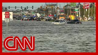 Stunning videos show devastating aftermath of Hurricane Milton [upl. by Bobbye]