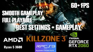 KILLZONE 3 RPCS3 Best Settings PS3 Emulator  Full Playable  60FPS  Ryzen 5 3600  RTX 2060  2023 [upl. by Zandt]