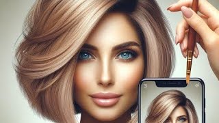 new trending layered bob haircut with no layere women over 50 short pixie haircut tutorial [upl. by Ahsennek]