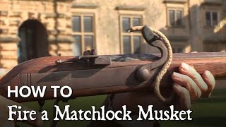 How to Fire a Matchlock Musket [upl. by Harbour665]