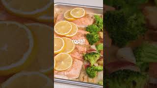 Salmon Recipe – SheetPan Salmon with Creamy LemonDill Sauce [upl. by Scibert548]