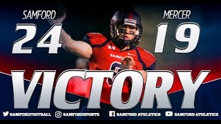 Samford Football Mercer Game Recap [upl. by Emerick628]