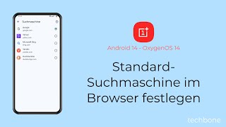 StandardSuchmaschine im Browser festlegen  OnePlus Android 14  OxygenOS 14 [upl. by Torrence]