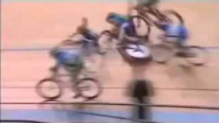 Track Cycling Velodrome Crashes [upl. by Norean984]