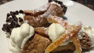 How to make authentic Sicilian cannoli shells  with filling  best recipe [upl. by Bast]