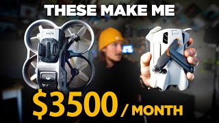 How I Make 3500  Month With My Drone  Top 5 SIMPLEST Ways [upl. by Akeret]