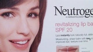 Neutrogena Review amp Compare  Revitalizing Lip Balm amp Moisture Shine Lip Gloss [upl. by Adiahs]