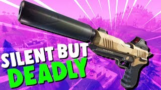 SILENT But DEADLY  Fortnite Sneaky Silencers  Fortnite Battle Royale Gameplay [upl. by Ereveneug]