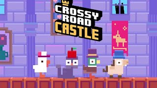 Crossy Road Castle  Collecting Green Gems in Unihorse Castle with Unihorse [upl. by Akerahs]