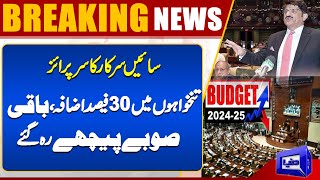 Big Increase In Salaries  Govt Employees Salary Increase  Sindh Budget 202425  Breaking News [upl. by Cigam]