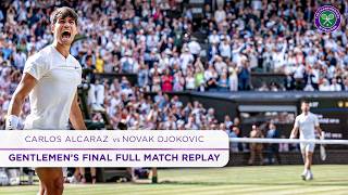 Carlos Alcaraz v Novak Djokovic  Gentlemens Singles Final  Full Match Replay  Wimbledon 2024 [upl. by Yentrok]