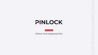 How to adjust the Pinlock® One Component Pins [upl. by Theron]