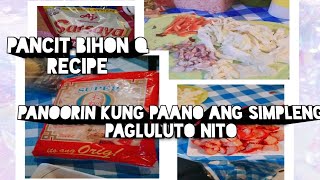 how to make pacit bihon goldenbihon aimzemmie version [upl. by Geanine]