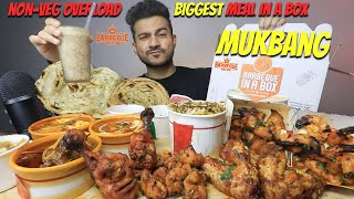 INDIAS BIGGEST MEAL IN A BOX 2024 NON VEG OVERLOAD FROM BARBEQUE NATION Entertainmentj9d4n [upl. by Tamarra]