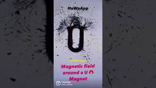 Magnetic field around U shaped magnet [upl. by Aihsemaj493]