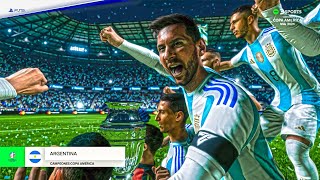 Copa America 2024 Final  Argentina Vs Colombia  Full Match  FC24 Gameplay [upl. by Ankney207]