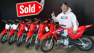 I Bought Every Pit Bike at a Dealership [upl. by Fregger]