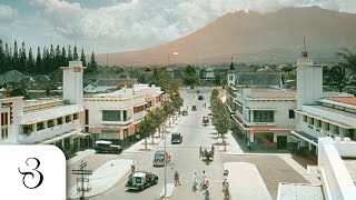 Malang Raya Tempo Dulu tahun 1940  Kota Candi dan Bentang Alam Berwarna ID SUB [upl. by Ulland]