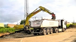 Hydraulikbagger Hitachi Zaxis 2103 Teil 2  Excavator Hitachi Zaxis 2103 Part 2 [upl. by Fisuoy]