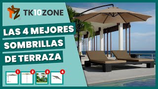 Las 4 mejores sombrillas de terraza [upl. by Clementis903]