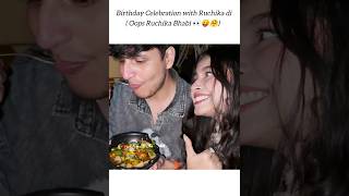 Birthday celebration with Ruchika Bhabi 😍🙈 shorts youtubeshorts trending shortsfeed [upl. by Hercule]