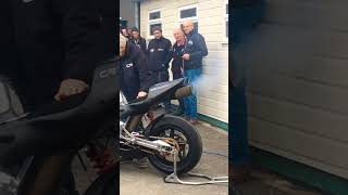 CRIGHTON Bike SMOKING SuperLoud StartUp amp RevUp Exhaust Sound CR700W ROTARY Motorcycle SHORT Film [upl. by Lucy]