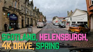 🏰 Scotland Helensburgh 4k Drive Spring [upl. by Yeslaehc289]