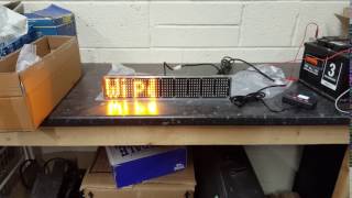 Haztec LED message board [upl. by Aimehs333]