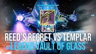 Reeds Regret VS Legend Templar with TTK Values Season of the Lost Destiny 2 [upl. by Hluchy]